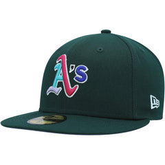Athletics 1989 World Series Polar Lights 59FIFTY Fitted Hat Green
