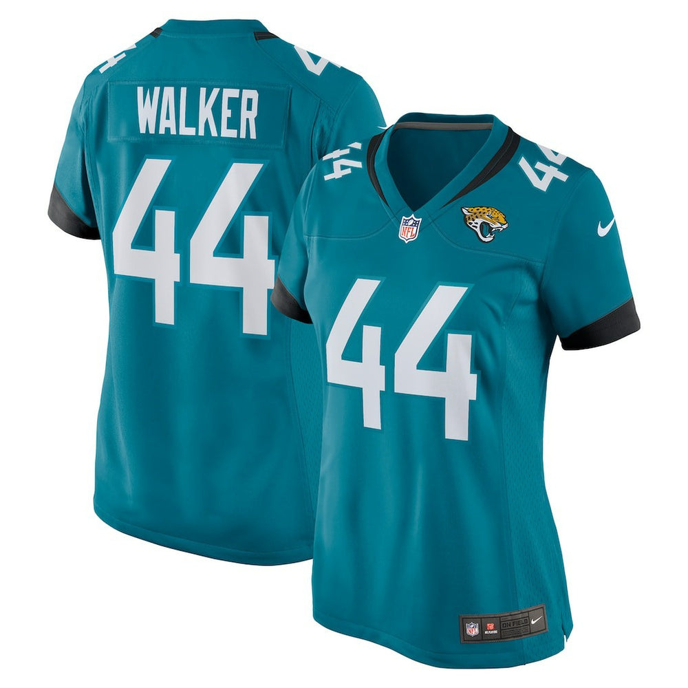 Travon Walker Jacksonville Jaguars Women's Player Jersey - Teal discount