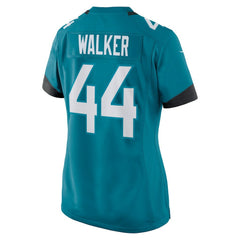 Travon Walker Jacksonville Jaguars Women's Player Jersey - Teal discount