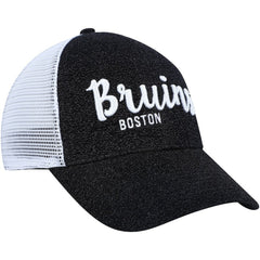 Boston Bruins '47 Women's Encore MVP Trucker Snapback Hat - Black/White Hats