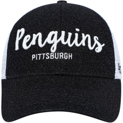 Pittsburgh Penguins '47 Women's Encore MVP Trucker Snapback Hat - Black/White Hats