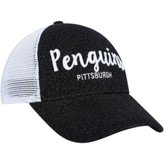 Pittsburgh Penguins '47 Women's Encore MVP Trucker Snapback Hat - Black/White Hats