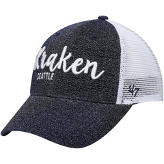 Seattle Kraken '47 Women's Encore MVP Trucker Snapback Hat - Navy/ Hats