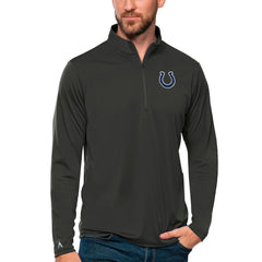 Indianapolis Colts Antigua Tribute Quarter-Zip Lightweight Pullover Top - Charcoal online