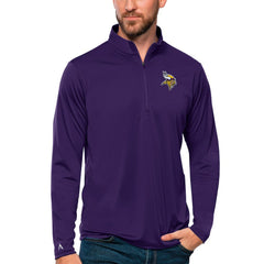 Minnesota Vikings Antigua Tribute Quarter-Zip Lightweight Pullover Top - Purple online