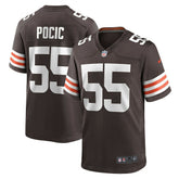 Ethan Pocic Cleveland Browns Game Jersey - Brown discount