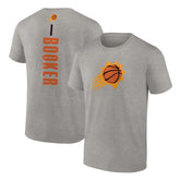 Devin Booker Phoenix Suns Playmaker Name & Number T-Shirt - Heathered Gray shop