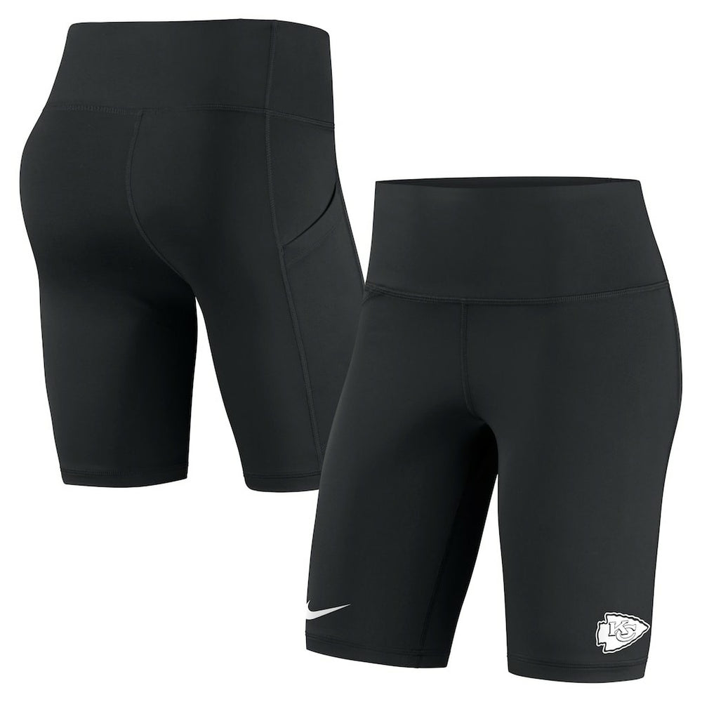 Kansas City Chiefs Women's Biker Shorts - Black on sale