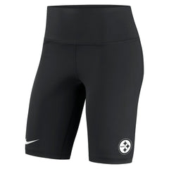 Pittsburgh Steelers Women's Biker Shorts - Black for sale