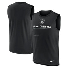 Las Vegas Raiders Muscle Trainer Tank Top - Black cheap