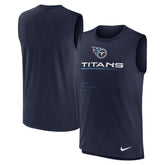 Tennessee Titans Muscle Trainer Tank Top - Navy sale