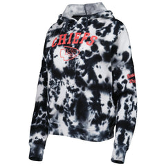 Kansas City Chiefs New Era Women's Cloud Dye Fleece Pullover Hoodie - Black online