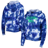 Seattle Seahawks New Era Women's Cloud Dye Fleece Pullover Hoodie - Royal discount
