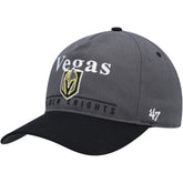 Vegas Golden Knights '47 Super Hitch Adjustable Snapback Hat - Charcoal/Black Hats