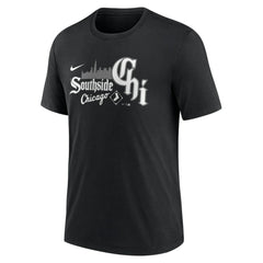 Chicago White Sox City Connect Tri-Blend T-Shirt Black