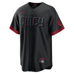 Cincinnati Reds City Connect Replica Jersey Black