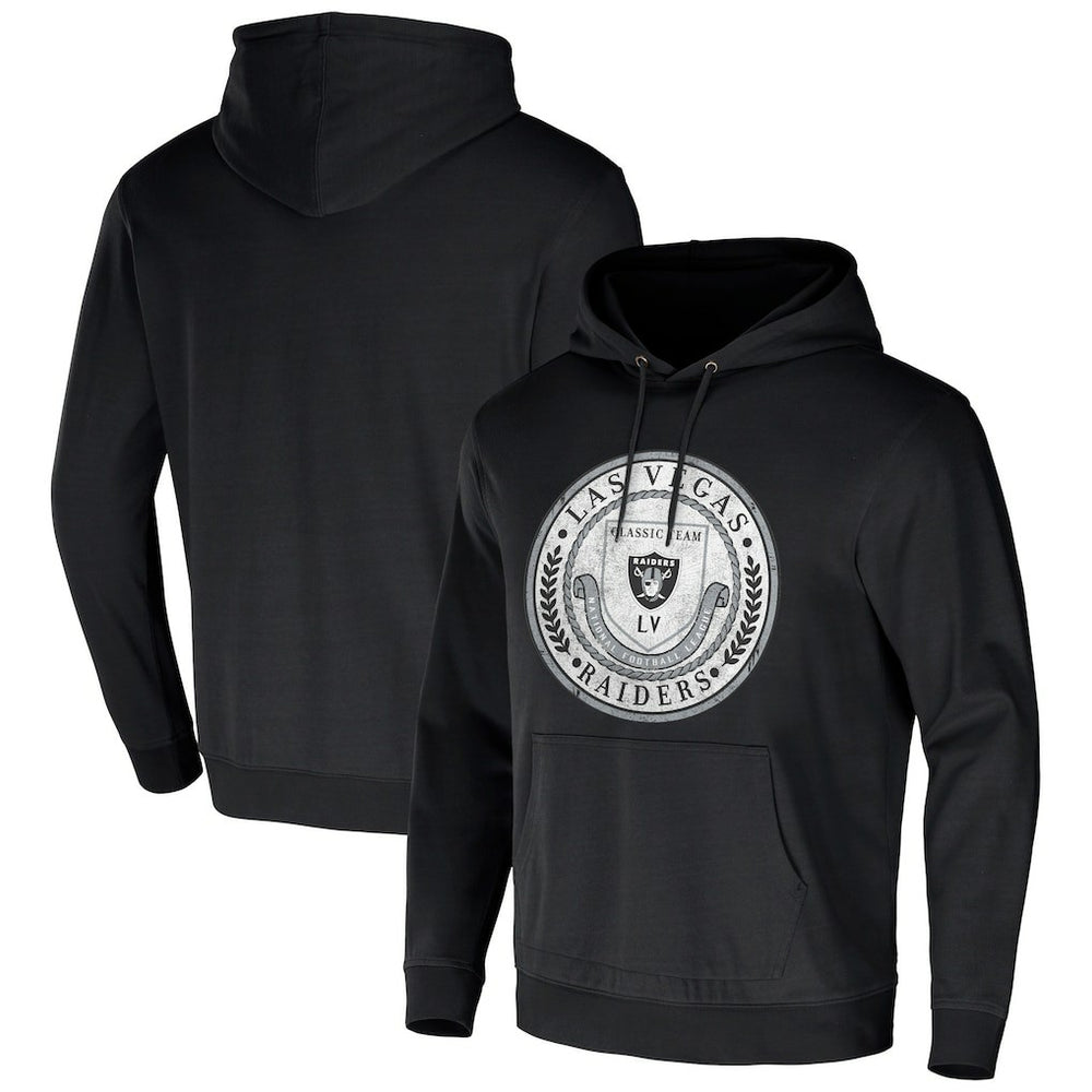Las Vegas Raiders NFL x Darius Rucker Collection Washed Pullover Hoodie - Black outlet