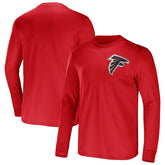 Atlanta Falcons NFL x Darius Rucker Collection Team Long Sleeve Pocket T-Shirt - Red discount