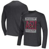 Arizona Cardinals NFL x Darius Rucker Collection Long Sleeve T-Shirt - Heathered Charcoal for sale