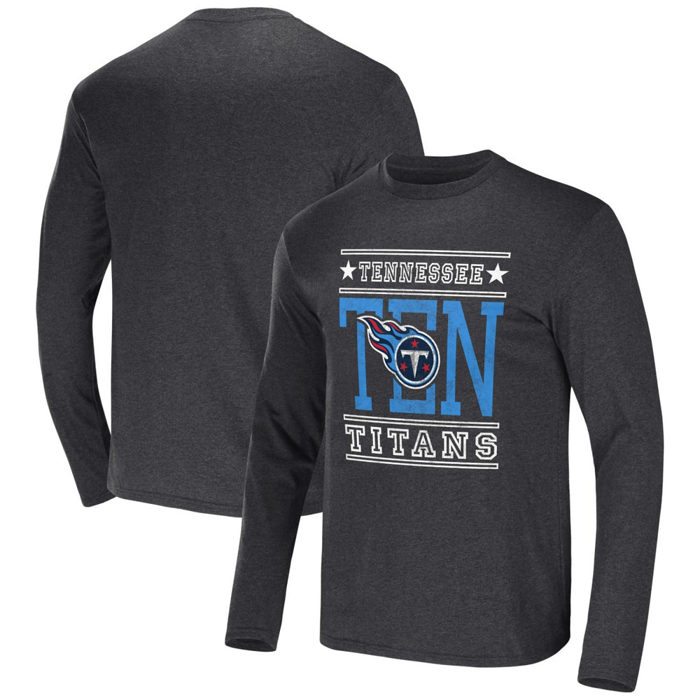 Tennessee Titans NFL x Darius Rucker Collection Long Sleeve T-Shirt - Heathered Charcoal outlet