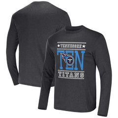 Tennessee Titans NFL x Darius Rucker Collection Long Sleeve T-Shirt - Heathered Charcoal outlet
