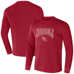 Arizona Cardinals NFL x Darius Rucker Collection Long Sleeve Thermal T-Shirt - Cardinal cheap