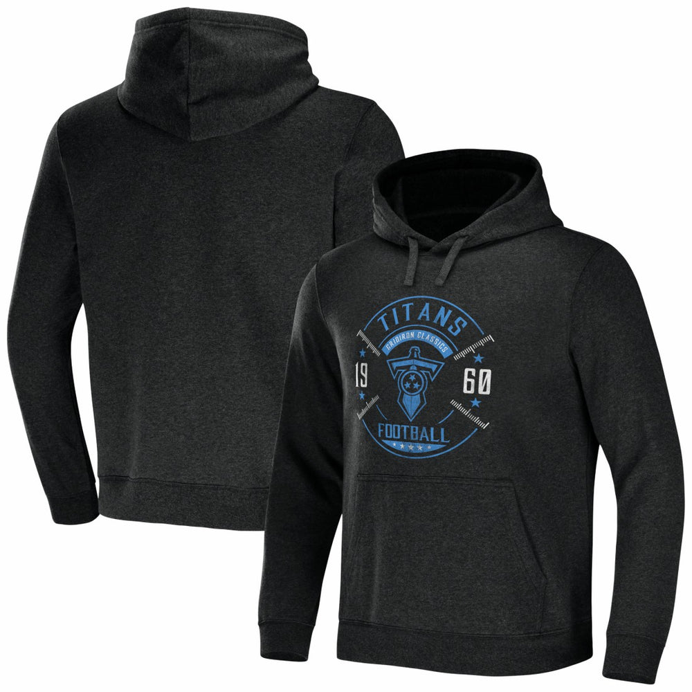 Tennessee Titans NFL x Darius Rucker Collection Radar Pullover Hoodie - Heather Charcoal for sale