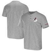 Arizona Cardinals NFL x Darius Rucker Collection Henley T-Shirt - Heather Gray for sale