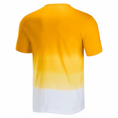 Los Angeles Rams NFL x Darius Rucker Collection Dip Dye Pocket T-Shirt - Gold/White discount