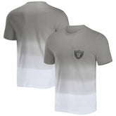 Las Vegas Raiders NFL x Darius Rucker Collection Dip Dye Pocket T-Shirt - Silver/White outlet