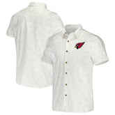 Arizona Cardinals NFL x Darius Rucker Collection Woven Button-Up T-Shirt - White outlet