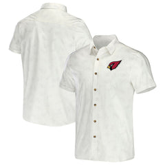 Arizona Cardinals NFL x Darius Rucker Collection Woven Button-Up T-Shirt - White outlet