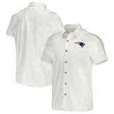 New England Patriots NFL x Darius Rucker Collection Woven Button-Up T-Shirt - White cheap