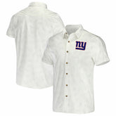 New York Giants NFL x Darius Rucker Collection Woven Button-Up T-Shirt - White discount