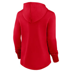 Miami Marlins Women's City Connect Pregame Performance Pullover Hoodie Red