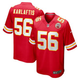 George Karlaftis Kansas City Chiefs Player Game Jersey - Red on sale