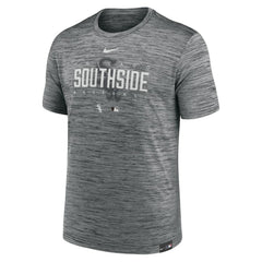 Chicago White Sox City Connect Velocity Practice Performance T-Shirt Anthracite