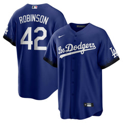 Jackie Robinson Los Angeles Dodgers City Connect Replica Player Jersey Royal