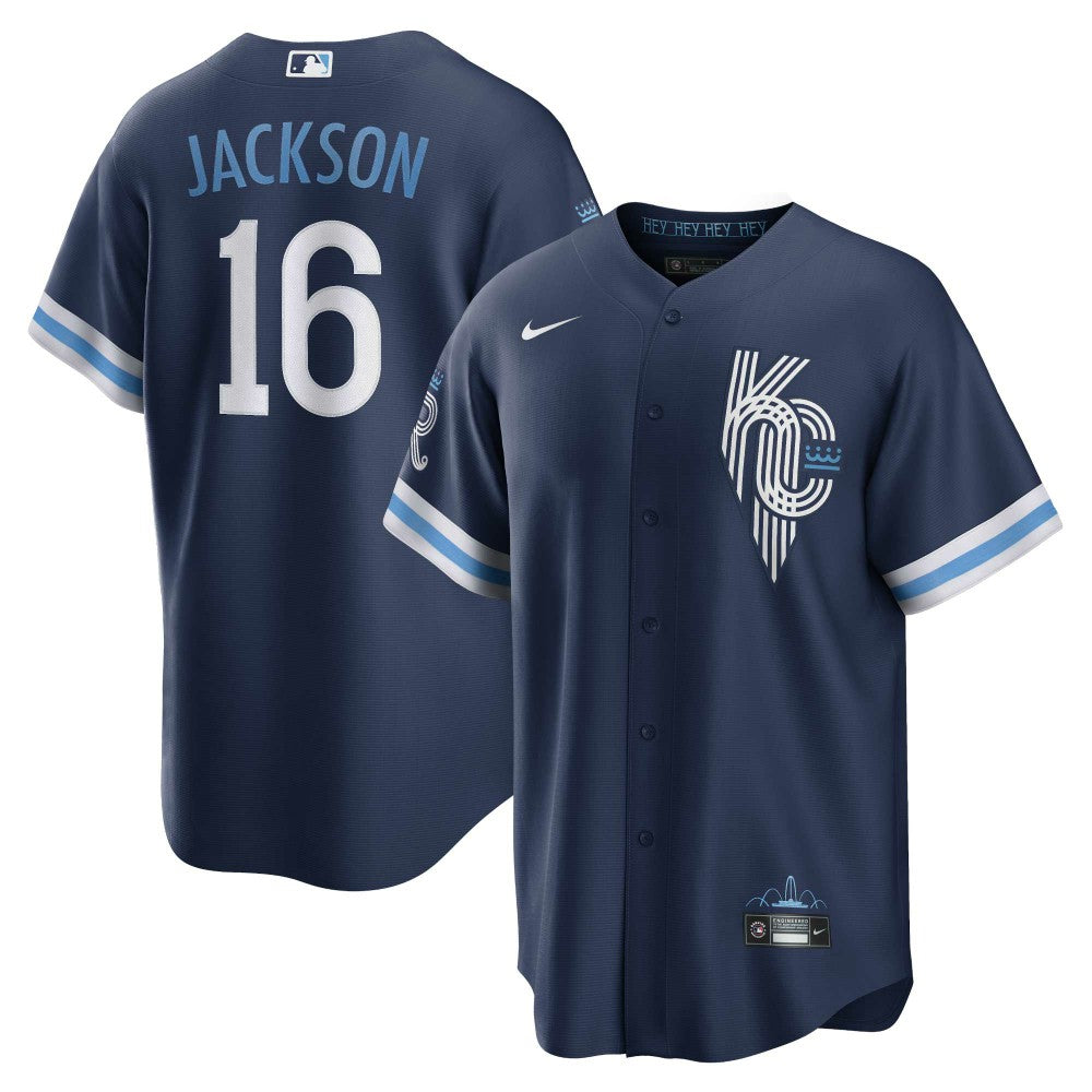 Bo Jackson Kansas City Royals City Connect Replica Player Jersey Navy