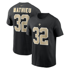 Tyrann Mathieu New Orleans Saints Player Name & Number T-Shirt - Black cheap
