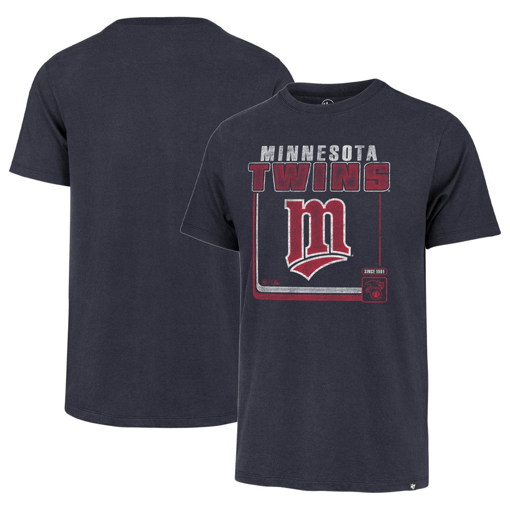 Minnesota Twins Cooperstown Collection Borderline Franklin T-Shirt Navy
