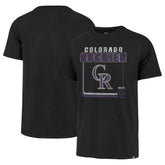 Colorado Rockies Cooperstown Collection Borderline Franklin T-Shirt Black