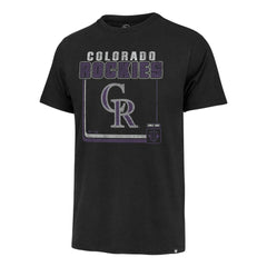 Colorado Rockies Cooperstown Collection Borderline Franklin T-Shirt Black