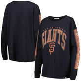 San Francisco Giants Women's Statement Long Sleeve T-Shirt Black