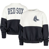 Boston Red Sox Women's Take Two Bonita Pullover Sweatshirt White/Navy