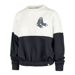 Boston Red Sox Women's Take Two Bonita Pullover Sweatshirt White/Navy