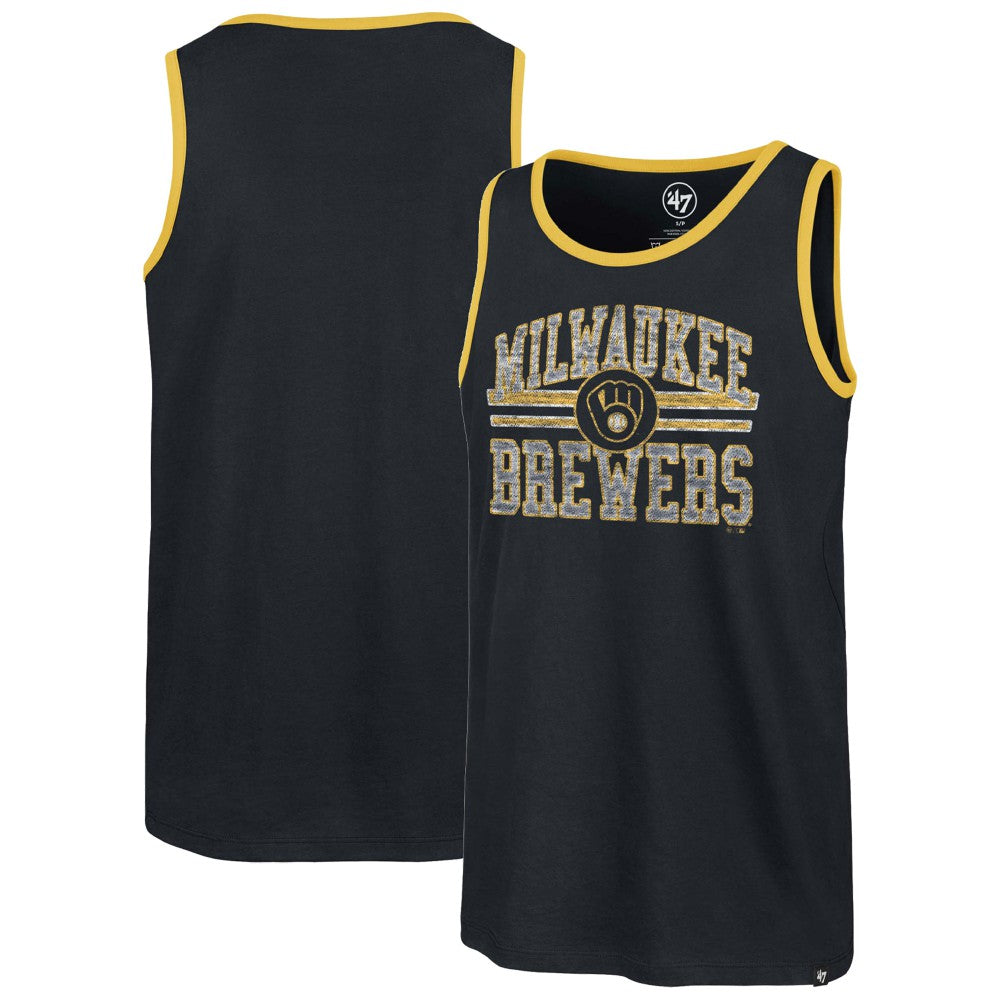 Milwaukee Brewers Winger Franklin Tank Top Navy