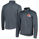 Cleveland Browns MSX by Michael Strahan Half-Zip Pullover - Charcoal on sale