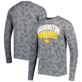 Washington Commanders MSX by Michael Strahan Performance Camo Long Sleeve T-Shirt - Black online