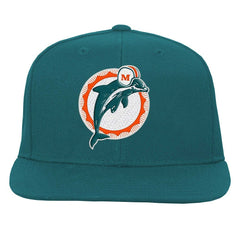 Miami Dolphins Youth Gridiron Classics Ground Snapback Hat - Aqua discount